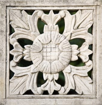 Traditional Balinese stone carving