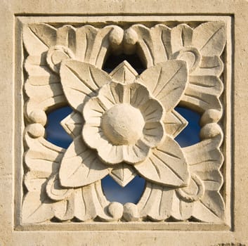 Traditional Balinese stone carving