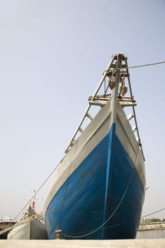 Makassar schooners (pinisi) in Sunda Kelapa, the old port of Jakarta, Indonesia