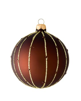 Chrismas ball isolated on white