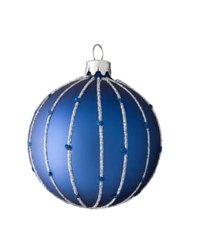 Christmas ball isolated on white