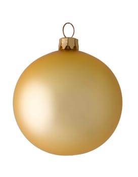 Christmas ball isolated on white