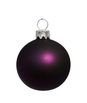 Christmas ball isolated on white with clipping path