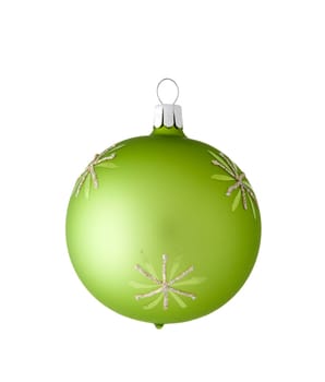 Chrismas ball isolated on white