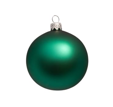 Christmas ball isolated on white with clipping path