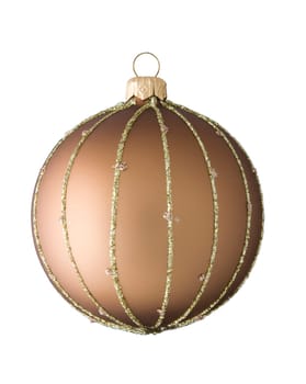 Christmas ball isolated on white