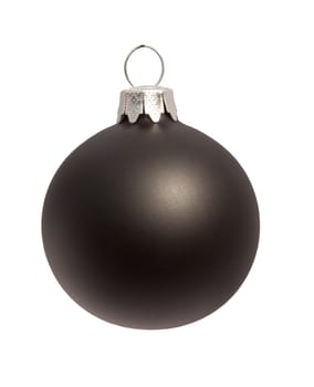 Christmas ball isolated on white with clipping path