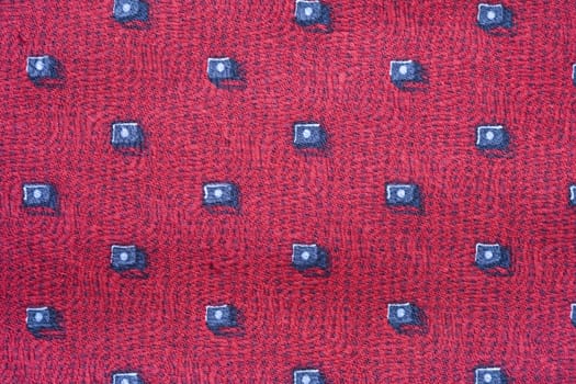 Close up of a silk necktie pattern