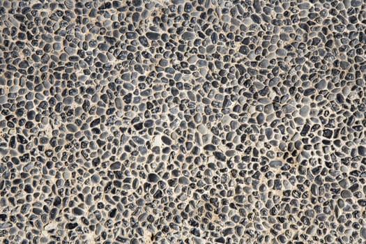 Background of pebble stone floor