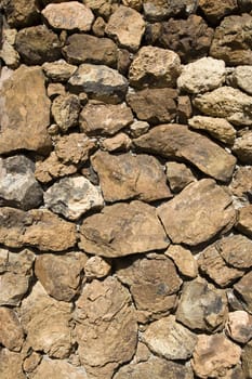 Close up image of a stone wall background