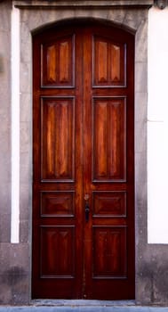 Canary Islands door in Vegueta, Las Palmas de Gran Canaria