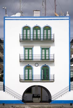Harbor building of Puerto de Mogan, Gran Canaria