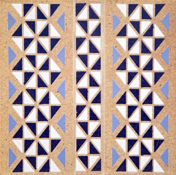 Tile motif on the Canary Islands
