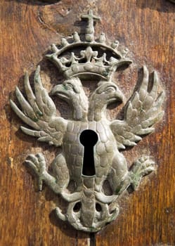 Antique keyhole in Gran Canaria, Spain