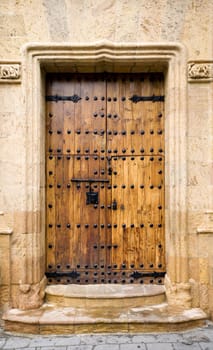 Canary Islands door in Vegueta, Las Palmas de Gran Canaria