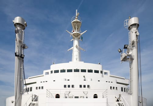 Bridge of the cruise ship SS Rotterdam