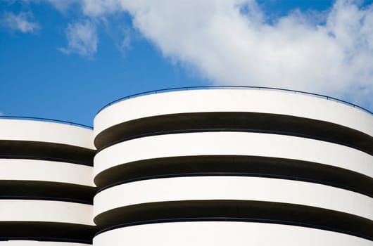 Car park in Amsterdam, the Netherlands
