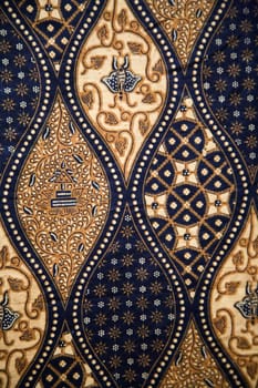 Detail of a batik design from Indonesia