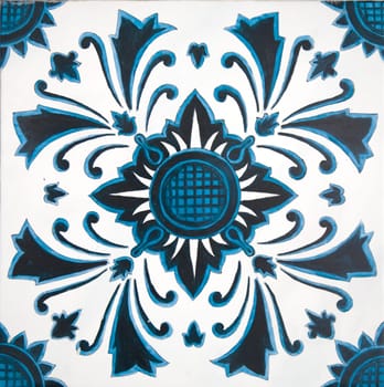 Tile on the entrance of the Kraton in Solo, Indonesia