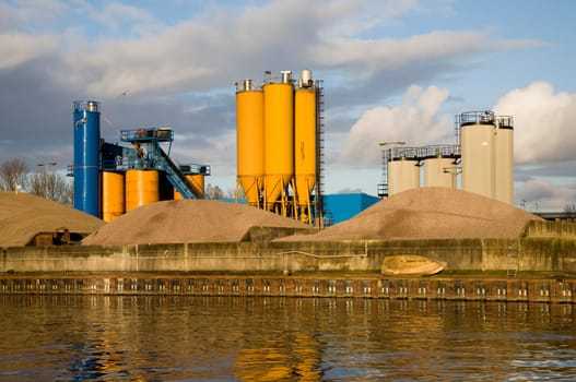 Industrial area in Nijkerk, the Netherlands