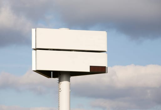 Billboard with space for announcement