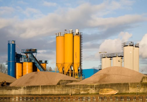 Industrial area in Nijkerk, the Netherlands