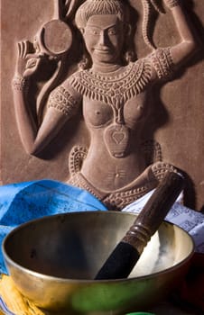 Tibetan singing bowl for sound healing