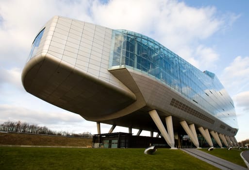 Modern office building in Amsterdam, Holland