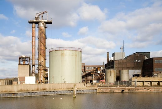 Old sugar factory in Halfweg, The Netherlands