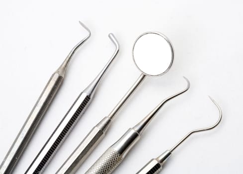 Close up of some instruments of a dentist