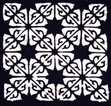 Detail of a batik design from Indonesia