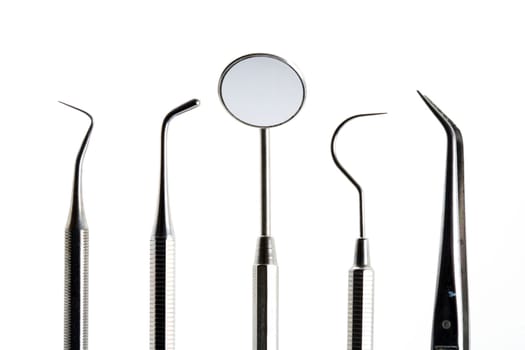 Close up of some instruments of a dentist