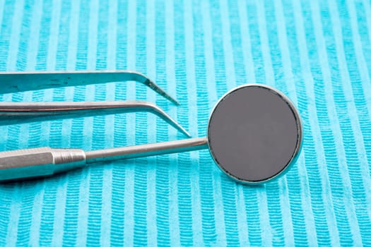 Close up of some instruments of a dentist