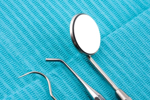 Close up of some instruments of a dentist