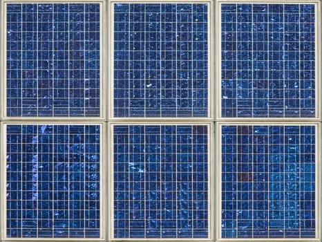 Background of modern solar panels