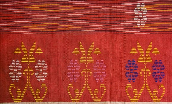 Detail of an Indonesian ulos design