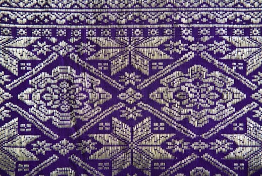 Detail of a Songket from Palembang, Sumatra