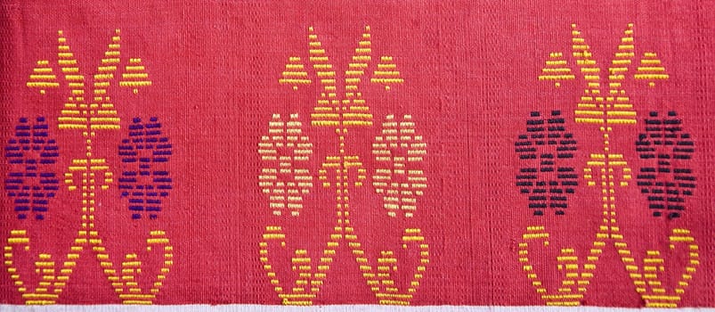 Detail of an Indonesian ulos design