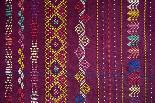 Detail of an Indonesian ulos design