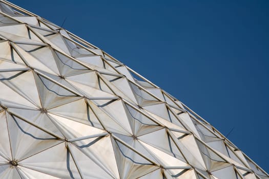 Modern architecture background of dome building in Holland