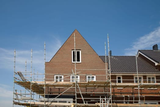A construction site in Leusden, Holland