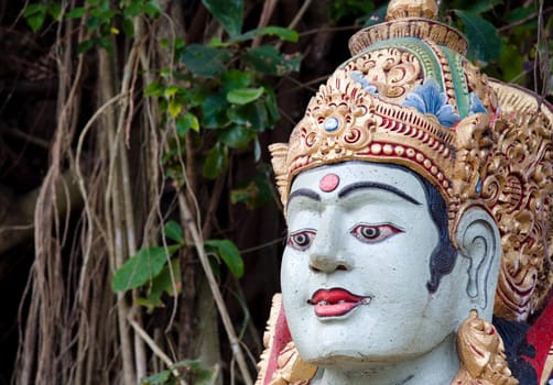 Sculpture of a Bali God