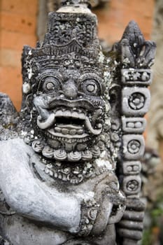 Balinese temple sculpture
