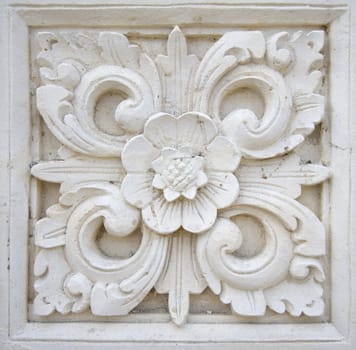 Traditional Balinese stone carving