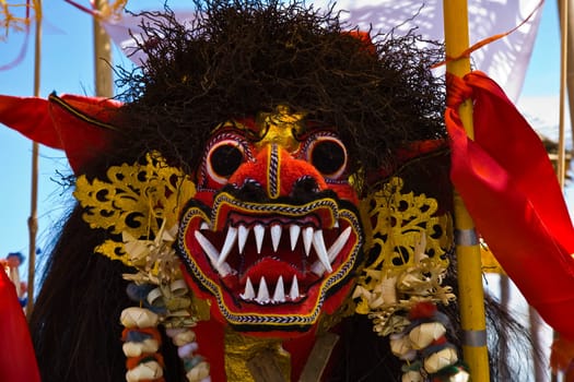 Balinese offering at a cremation ceremony