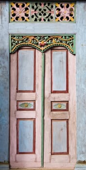 Traditional Balinese door