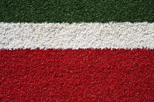 Abstract of a synthetic hockey field