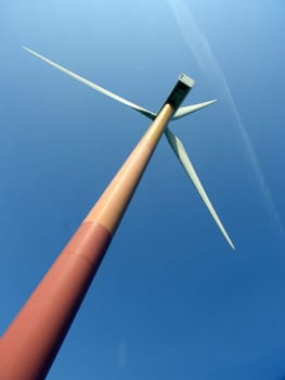 Modern windmill, Almere, Holland