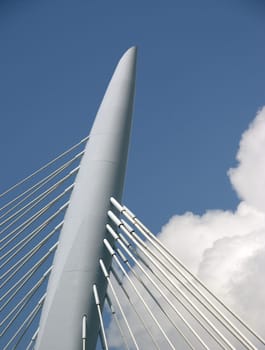 Suspension bridge, Utrecht, Holland