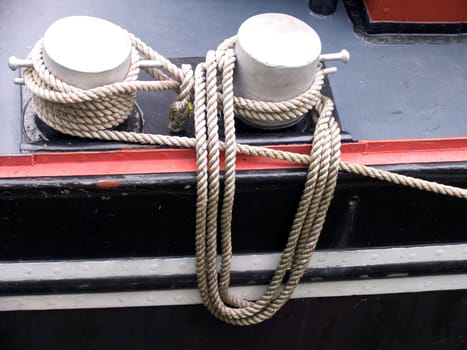 Ropes at a Dutch ship